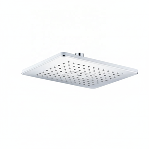 Moderna <span class=keywords><strong>Soffione</strong></span> <span class=keywords><strong>Doccia</strong></span> Quadrato-Rotondo da 13 Pollici in ABS Cromato con 1 Modalità, Effetto Pioggia, Facile Installazione per Appartamenti - Product Image 2