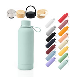 Biểu tượng tùy chỉnh chai nước 350ml 500ml 750ml 1000ml miệng nhỏ thể thao thép không gỉ chân không cup cách điện uống chai - Product Image 5