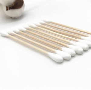 Doble cabeza <span class=keywords><strong>de</strong></span> algodón <span class=keywords><strong>de</strong></span> bambú <span class=keywords><strong>limpiador</strong></span> <span class=keywords><strong>de</strong></span> oído en buena calidad - Product Image 5