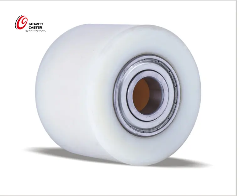 MANUFACTURED TO ORDER 800kg Load Heavy duty White Nylon 80mm -200mm Ball Bearing Wheels roller rollers