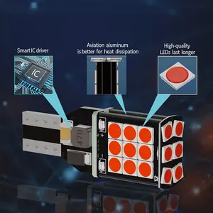 Bóng Đèn <span class=keywords><strong>LED</strong></span> Xe Hơi Không Lỗi Phổ Biến Bóng Đèn Lùi Xe Canbus <span class=keywords><strong>T15</strong></span> 921 24 Smd 3030 Đèn <span class=keywords><strong>LED</strong></span> 12V-24V W16W - Product Image 3