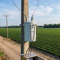 Transformateur de distribution monophasé monté sur poteau D10 10-100 kVA 10 kV vers 400 V 60 Hz à enroulement en cuivre