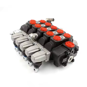 Vanne de déchargement électrique SD8 - 5 positions, 4 électrovannes, 12V 24V, vanne de commande directionnelle hydraulique - Product Image 1
