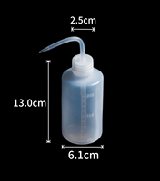 Échantillon Gratuit – Bouteille Compressible en Plastique 150/250/500ml, Bouteille de Lavage Sécurisée, Flacon de Distribution Pratique avec Étiquettes Graduées, Outils d'Arrosage