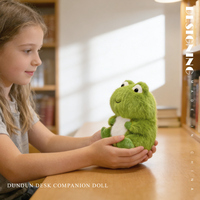 En gros, mini jouets en peluche promotionnels de 15 cm pour machine à griffes : Panda, Dinosaure, Girafe, Cochon