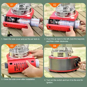Andong-mini calentador de gas portátil para interior y exterior, cocina, acampada, Corea