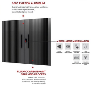 Puerta de Villa de Aluminio Grabada con Láser de Lujo, Puerta de Entrada Decorativa Vertical con Forma Especial Personalizada y Tallada con Láser - Product Image 5