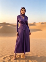 Robe longue plissée Miyaki Turquie de haute qualité, élégante et sobre, couleur unie, grande taille, pour femme, décontractée ou de soirée