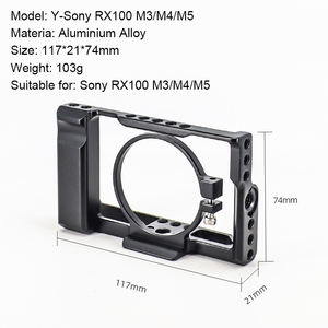 YEAH chaussure froide plate-forme de prise de vue vidéo Cage de caméra de tournage pour <span class=keywords><strong>Sony</strong></span> RX100 M3 M4 <span class=keywords><strong>M5</strong></span> RX100M3/RX100M4/RX100M5 - Product Image 6