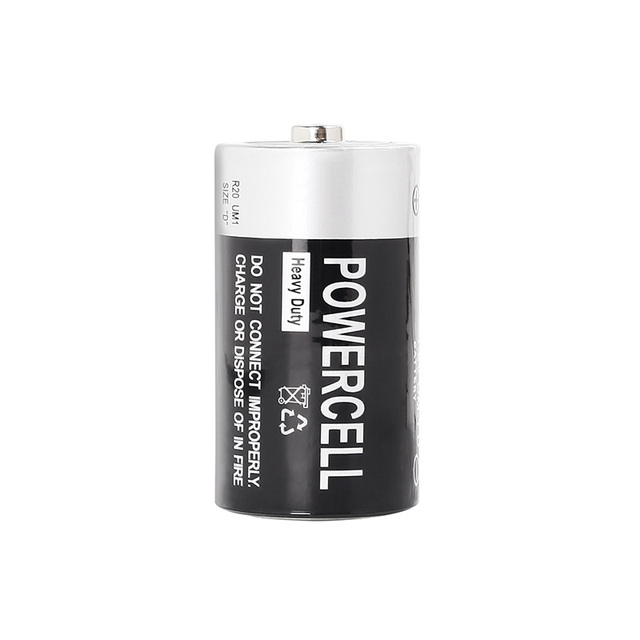 Wholesale Original D Battery R20 Carbon Zinc 1.5V Bulk for Household Electronics