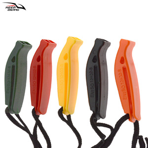 นกหวีดเอาตัวรอดแบบสองความถี่ Keep Diving PP สีส้ม น้ำหนักเบา สำหรับใช้ในกรณีฉุกเฉินกลางแจ้ง - Product Image 2