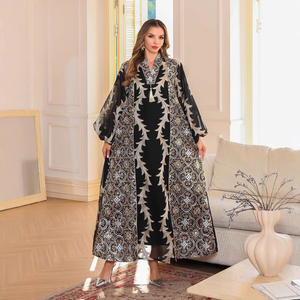 Nouvelle <span class=keywords><strong>Robe</strong></span> Internationale pour Festival, Abaya Musulmane, Kaftan Croisé Turquie Dubaï Moyen-Orient - Product Image 1