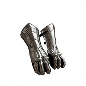 Guantes de Caballero Medieval, Articulados, de Acero, Estilo Antiguo, Artesanía en Metal - Product Image 3