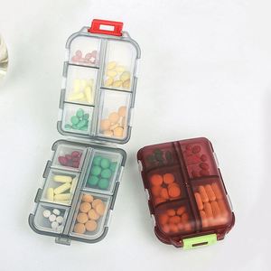 Pastillero Portátil con 10 Compartimentos, Caja de Almacenamiento de Medicamentos Impermeable de Gran Capacidad, Organizador de Medicamentos Semanal para Viajes - Product Image 2
