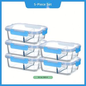 High Plastic Kitchen Food <b>Storage</b> Container Removable Design Heat Resistant Shatterproof Eco-Friendly <b>Stackable</b> Fresh Keeping - Product Image 4