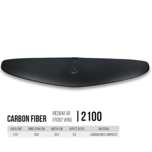 Conception personnalisée OEM Water Surf Wingfoil <span class=keywords><strong>Wingsurf</strong></span> Downwind Hydro Foil Hydroptère en fibre de carbone Aile avant - Product Image 2