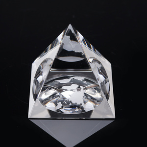 Nuevo pisapapeles <span class=keywords><strong>de</strong></span> cristal estilo Feng Shui <span class=keywords><strong>Egipto</strong></span> pirámide Faraón modelo para grabado láser artesanías <span class=keywords><strong>de</strong></span> cristal - Product Image 5