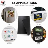 Imán de Goma Autoadhesivo para Refrigerador, Lámina de Imán de Goma Flexible de 0.5mm/1mm A4 con Adhesivo para Marco de Fotos y Pósteres