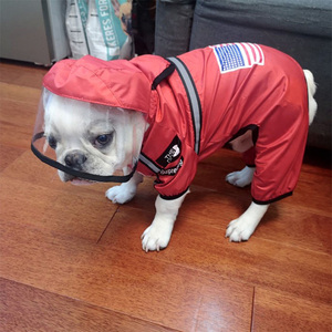 <span class=keywords><strong>Chubasquero</strong></span> impermeable para cara de perro, chaqueta reflectante con capucha para cara de perro, mono con capucha - Product Image 4