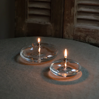 Coloré Soufflé à la main Verre Borosilicate Bouteille En Verre lampe À Huile pour Décoratif