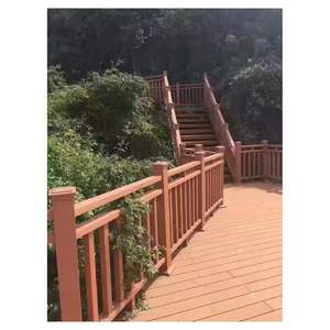 Prima Ensemble <span class=keywords><strong>de</strong></span> clôture composite moderne pour extérieur <span class=keywords><strong>en</strong></span> <span class=keywords><strong>bois</strong></span> plastique WPC Panneaux <span class=keywords><strong>de</strong></span> clôture <span class=keywords><strong>de</strong></span> <span class=keywords><strong>jardin</strong></span> contemporains Balustrades pour complexe résidentiel - Product Image 6