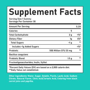 Gomitas Probióticas y Prebióticas OEM ODM con Carbohidratos que Ayudan a Nutrir las Bacterias Intestinales, Refuerzan el Sistema Inmunitario y la Salud Digestiva - Product Image 6