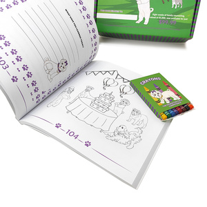 Set <span class=keywords><strong>de</strong></span> Libros <span class=keywords><strong>de</strong></span> Actividades Educativas Personalizados para Niños, Tema <span class=keywords><strong>de</strong></span> <span class=keywords><strong>Perros</strong></span>, Cuaderno <span class=keywords><strong>de</strong></span> Ejercicios SEL, Crayones, Caja <span class=keywords><strong>de</strong></span> Regalo, Impresión <span class=keywords><strong>de</strong></span> Tapa Blanda <span class=keywords><strong>de</strong></span> Fábrica - Product Image 2