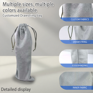 Bolsas suaves de fibra ultrafina al por mayor, bolsas suaves cepilladas personalizadas, adecuadas para guardar Joyas, relojes y otros artículos - Product Image 2