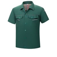 Vêtements de travail personnalisés à haute visibilité, respirants, en coton, à manches courtes, unisexes, certifiés CE, vêtements de protection du travail