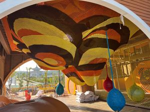 Easy-Assembly Rainbow <strong>Tree</strong> Amusement Climbing Web For Home Playrooms Playground - Product Image 3