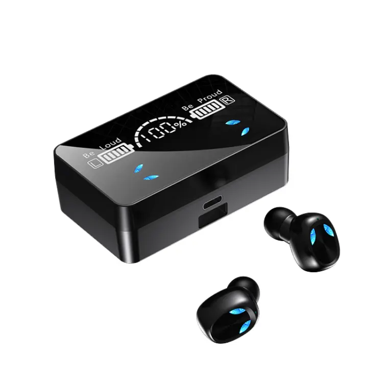 Tronsmart-écouteurs sans fil bluetooth 5.1 TWS, casque d'écoute de Gaming, oreillettes avec affichage Led, miroir, batterie d'alimentation 2000mAh, X3