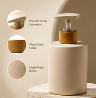 Bouteille vide en PET mat avec logo personnalisé, 450 ml, 500 ml, bouteille de lotion en PET avec col, bouteille pour lavage des mains, shampoing, cosmétiques, impression sur écran