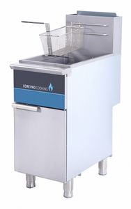 Friteuse à pommes de terre à gaz professionnelle en acier inoxydable à double panier pour les restaurants de restauration rapide et les magasins de restauration rapide - Product Image 3