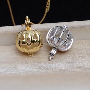 Colgante de Plata S925 con Forma de Jaula de Pájaro y Calabaza, No Poroso, Cuentas de 8mm y 10mm, Diadema Femenina, Accesorio para Manualidades, Colgantes Finos, Dijes 5100 - Product Image 4