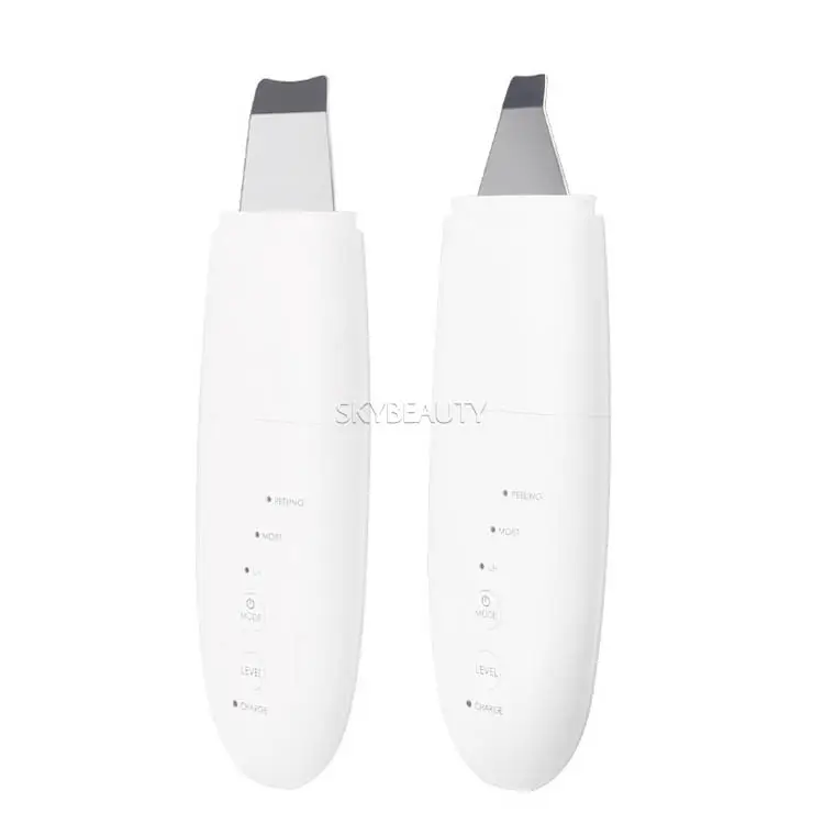 Korea Pore Acne Cleaner Facial Ultrasoinc Supersonic Ultra Sonic Skin Scrubber Deep Cleaning Face Scrubber