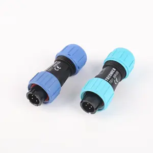 IP68 waterproof aviation plug SP11 TS11 threaded locking 2 3 4 5 pin industrial connector male plug