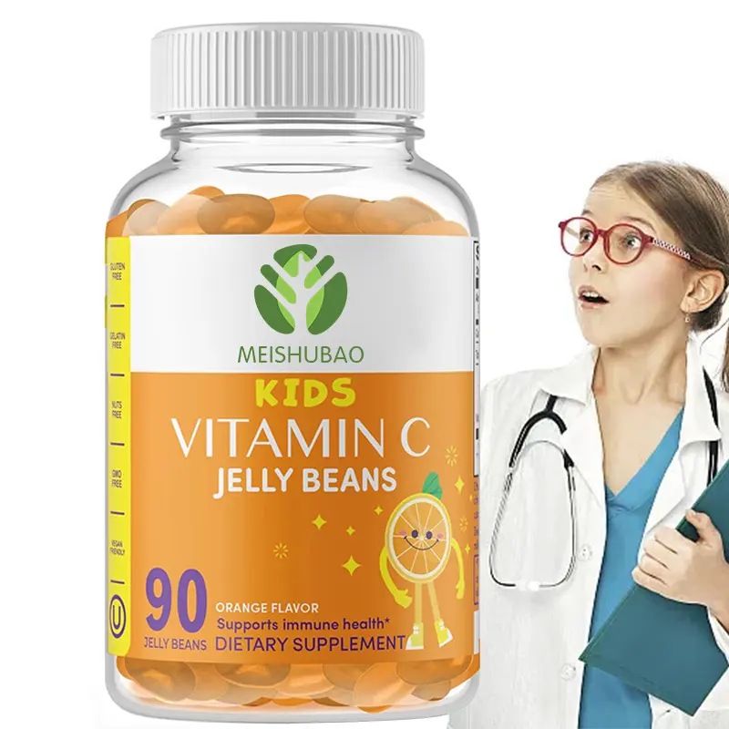 Çocuklar için profesyonel özel boyut c vitamini gummies vitaminleri çocuk için c vitamini gummies