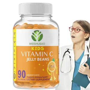 Professionelle Vitamin-C-Gummi-Vitamine in kundenspezifischer Größe für Kinder-Gummi-Vitamin-C-Gummi-Vitamine für Kinder