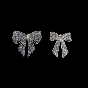 Nuevo diseño Sparkle Bow Corbatas <span class=keywords><strong>Apliques</strong></span> de diamantes de imitación <span class=keywords><strong>Tela</strong></span> Parches de pajarita de diamantes de imitación personalizados - Product Image 6