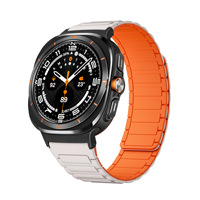 Correas deportivas de silicona flexibles de lujo, resistentes al sudor, compatibles con el reloj inteligente Galaxy Watch 8 Classic.