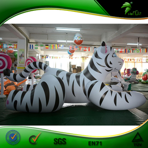 Hongyi PVC0.4mm พองเสือขาวพองโกหกการ์ตูนบอลลูนพองเซ็กซี่ของเล่นจิ๋ม - Product Image 2