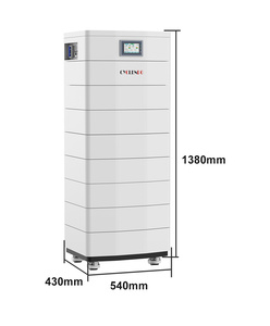 แบตเตอรี่ลิเธียม LiFePO4 แรงดันสูงแบบเรียงซ้อนได้ 15Kwh 20Kwh 30Kwh 35Kwh 40Kwh ระบบกักเก็บพลังงานแสงอาทิตย์ - Product Image 4