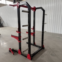 Rack de Squat Commercial, Power Rack, Tube en Acier 75x75x3mm, Barre de Traction, Landmine, Robuste pour Salle de Sport, Distributeurs Recherchés, Usine Certifiée CE ISO