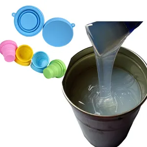 Food Grade High Heat Resistance Liquid Silicone Rubber For Silicone Cups And Desserts 0-80 ShoreA Translucent 1:1/10:1 39100000