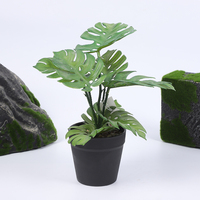 Monstera Artificiel en Pot, Plante Tropicale Écologique au Toucher Réel, Grande Plante de Noël 2026, Cadeau Tendance, Feuilles Vertes en Plastique et Céramique