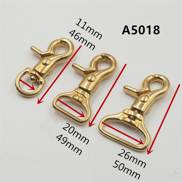 DWDP- A5018 Chinese Wholesale Hardware Accessories Spring Snap Hook Trigger Bag Strap Carabiner Swivel Clasp