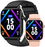 Montre connectée Y7 pour hommes et femmes, sport, santé, surveillance du sommeil, appels Bluetooth, contrôle de la musique, météo, étanche