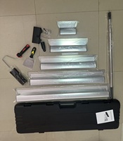 Kit de grattoirs industriels DIY grand format avec manche télescopique 20cm 30cm 60cm 100cm 120cm, spatules et rouleaux à mastic