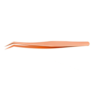Pince à cils en acier inoxydable antistatique à pointe fine de précision pour greffe de cils, faible MOQ, en promotion - Product Image 6
