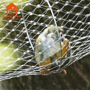 Heavy Duty 304 ghiera intrecciata in acciaio inox filo di corda maglia Zoo pappagalli voliere uccelli uccello pannello recinzione per la vendita - Product Image 1